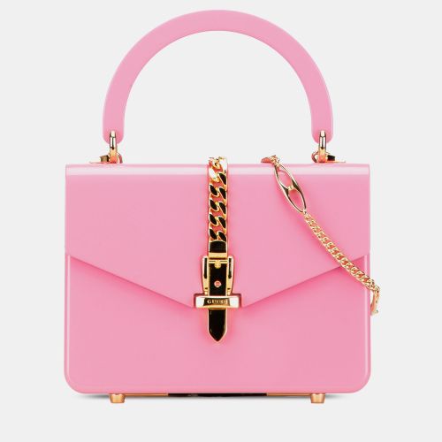 Gucci Pink Mini Acrylic Sylvie 1969 Top Handle Bag - Gucci - Modalova