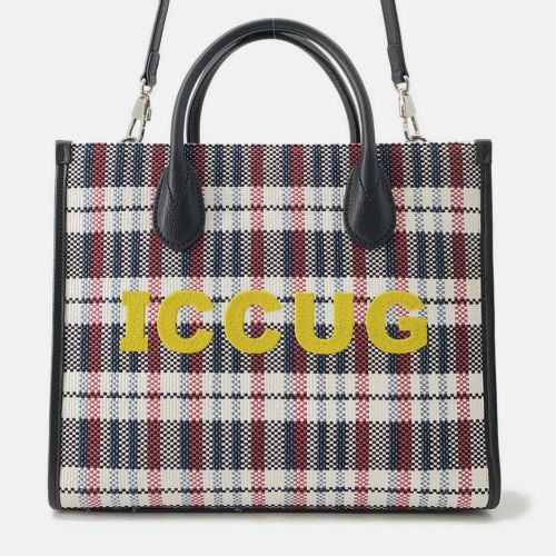 Gucci Embroidery Tote Bag Multicolor Canvas Leather Size Small - Gucci - Modalova