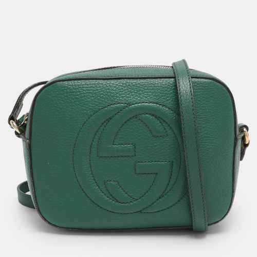 Gucci Green Leather Small Soho Disco Crossbody Bag - Gucci - Modalova