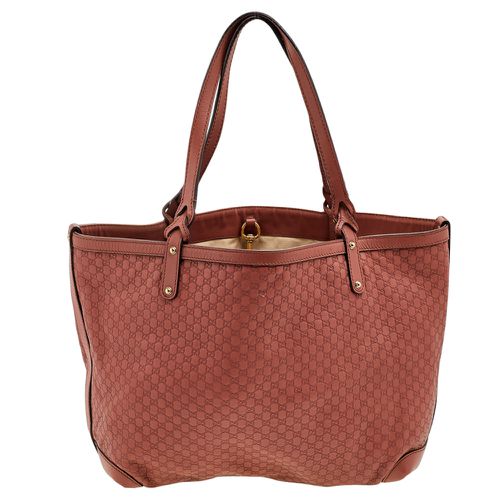 Rust Microssima Leather Bree Tote - Gucci - Modalova