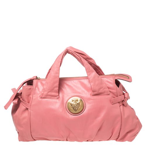 Gucci Pink Leather Hysteria Satchel - Gucci - Modalova