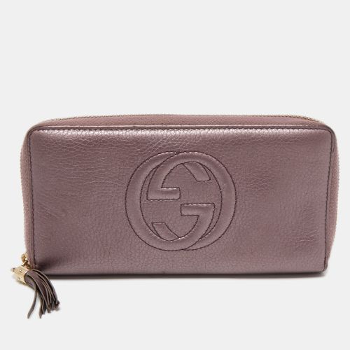 Leather Soho Continental Wallet - Gucci - Modalova