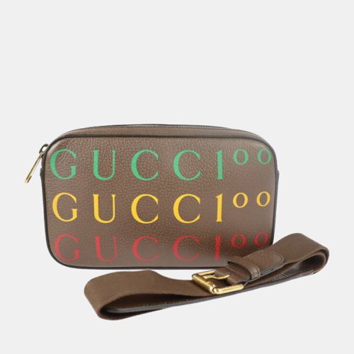 Gucci Multi Leather 100th Anniversary Logo Belt Bag - Gucci - Modalova