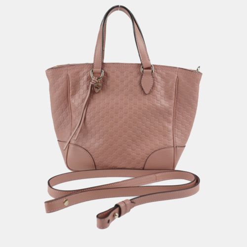 Gucci Pink Microguccissima Leather Medium Bree Tote Bag - Gucci - Modalova