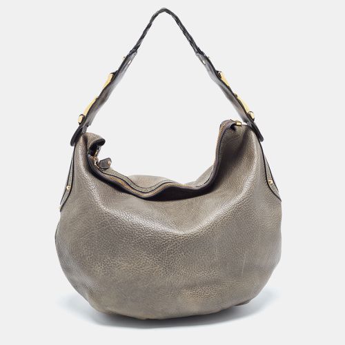 Gucci Pale Green Leather Medium Pelham Hobo - Gucci - Modalova