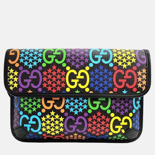 Gucci Black Leather Psychedelic Belt Bag - Gucci - Modalova