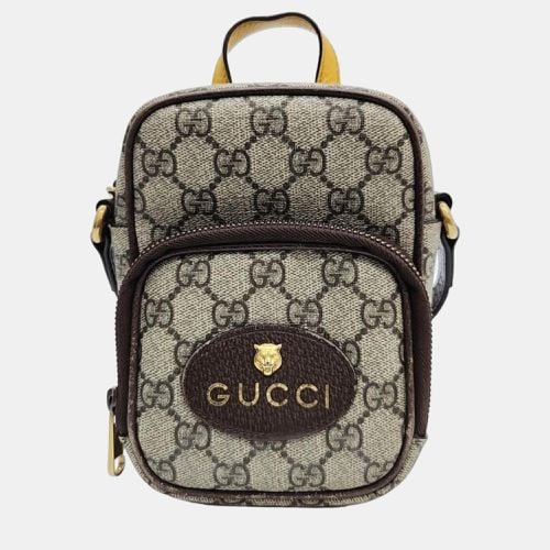 Gucci Brown GG Canvas Vintage Mini Bag - Gucci - Modalova