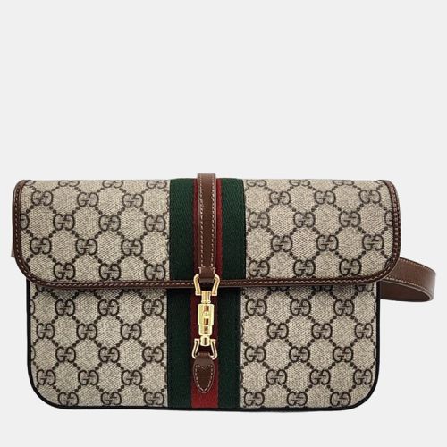 Gucci Brown GG Canvas Jackie Belt Bag - Gucci - Modalova