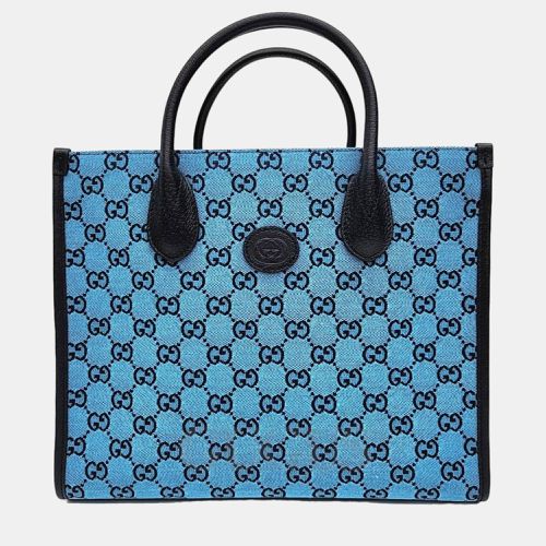 Gucci Blue GG Canvas small tote bag - Gucci - Modalova