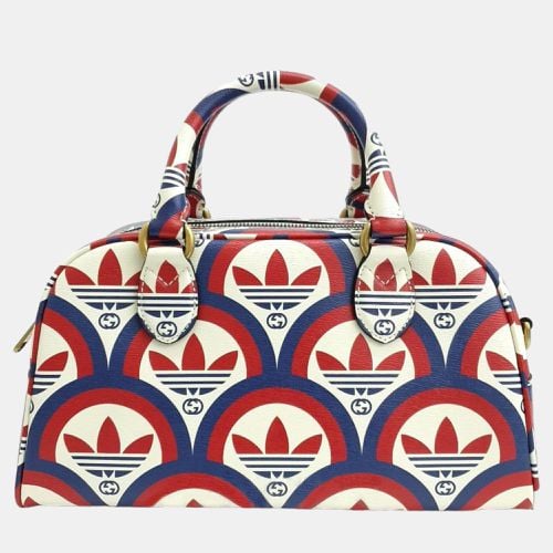 Gucci x Adidas Multicolour Printed leather Mini Duffle bag - Gucci - Modalova