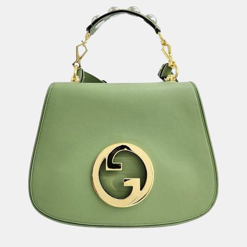 Gucci Light Green Leather Top Handle Blondie Bag (721172) - Gucci - Modalova