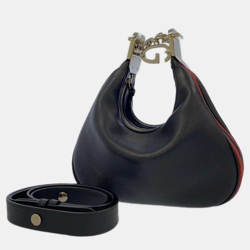 Gucci Black Leather Small Attache Shoulder Bag - Gucci - Modalova