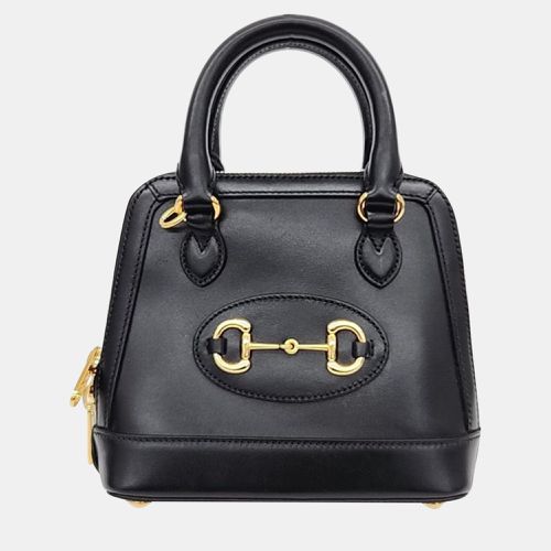 Leather Horsebit 1955 Mini Top Handle Bag - Gucci - Modalova