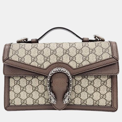 Gucci Beige GG Canvas Dionysus Top Handle Bag - Gucci - Modalova