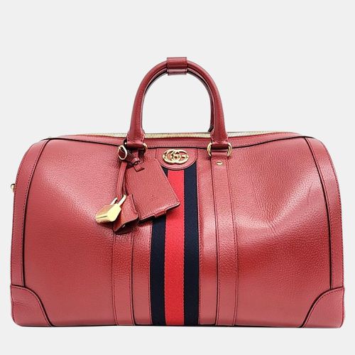 Leather Medium Savoy Duffle Bag - Gucci - Modalova