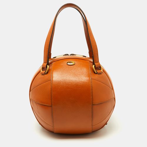 Gucci Tangerine Leather Piuma Lux Energy Tifosa Bag - Gucci - Modalova