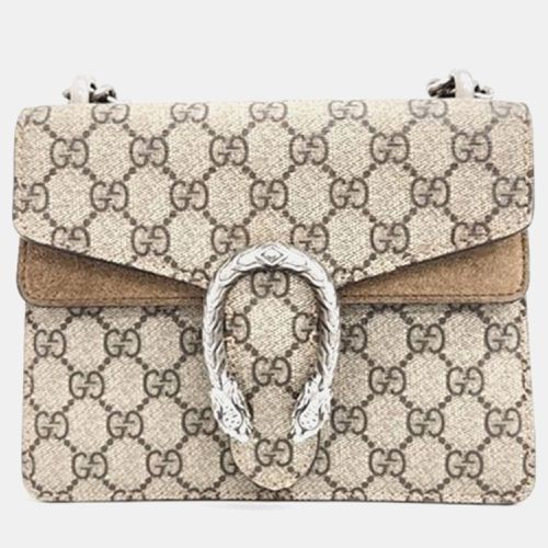 Gucci Beige GG Canvas Dionysus Shoulder Bag - Gucci - Modalova