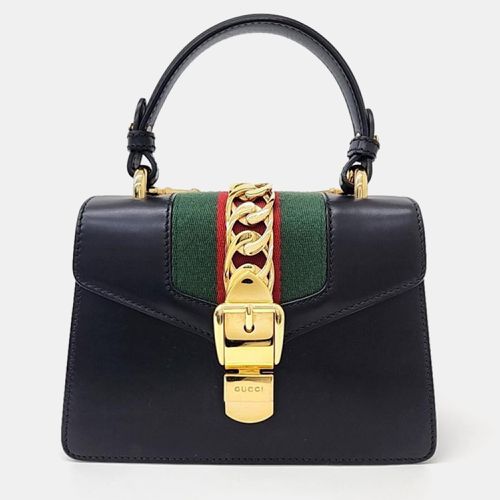 Leather Mini Top Handle Bag - Gucci - Modalova