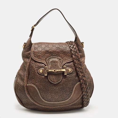 Gucci Brown Guccissima Leather Large New Pelham Hobo - Gucci - Modalova