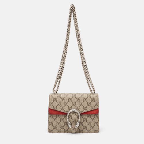 Beige GG Supreme Canvas and Suede Mini Dionysus Shoulder Bag - Gucci - Modalova