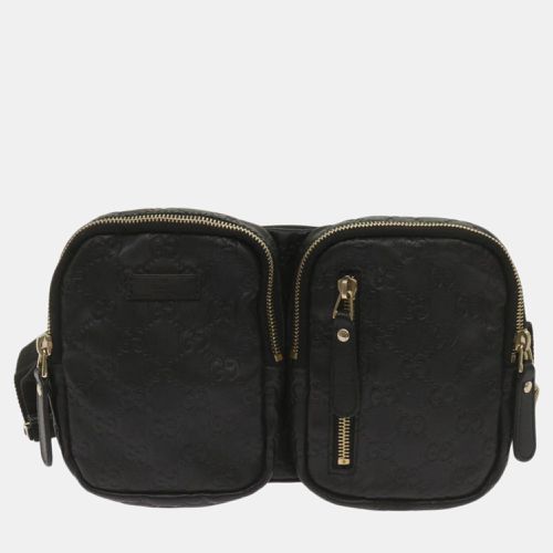 Gucci Black Leather GG Shoulder Bag - Gucci - Modalova