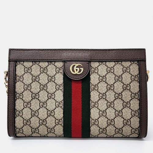 Gucci Beige GG Supreme Canvas Ophidia Shoulder Bag - Gucci - Modalova