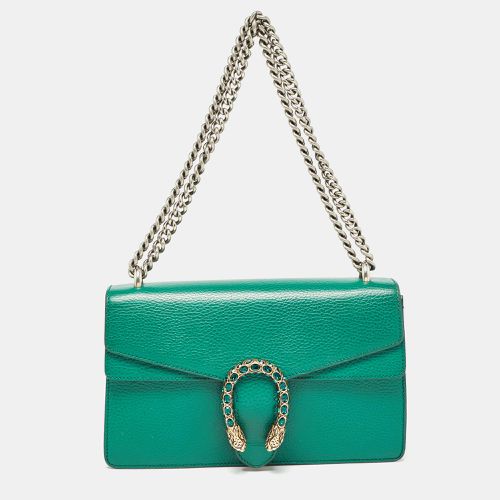 Leather Small Dionysus Crystals Shoulder Bag - Gucci - Modalova