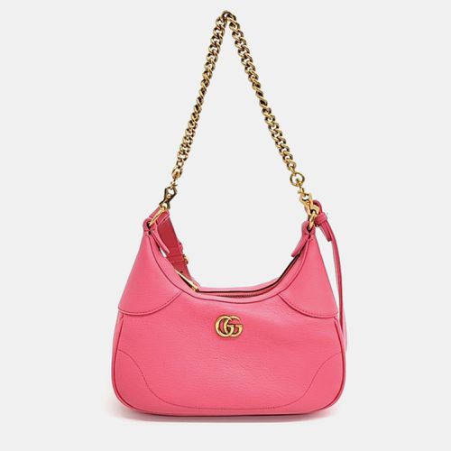 Gucci Pink Leather Small Aphrodite Shoulder Bag - Gucci - Modalova