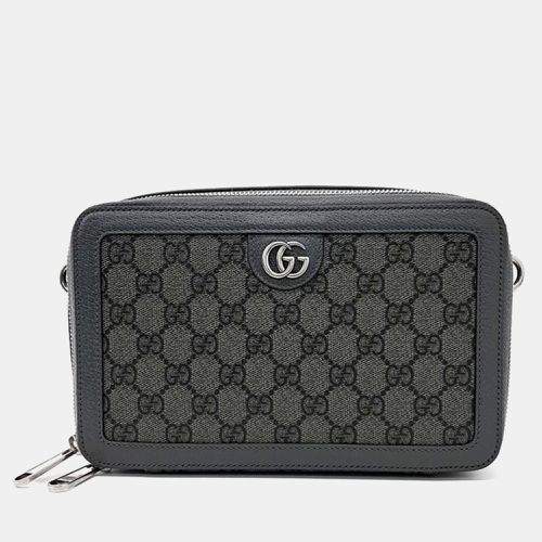 Gucci Grey GG Canvas Mini Ophidia Shoulder Bag - Gucci - Modalova