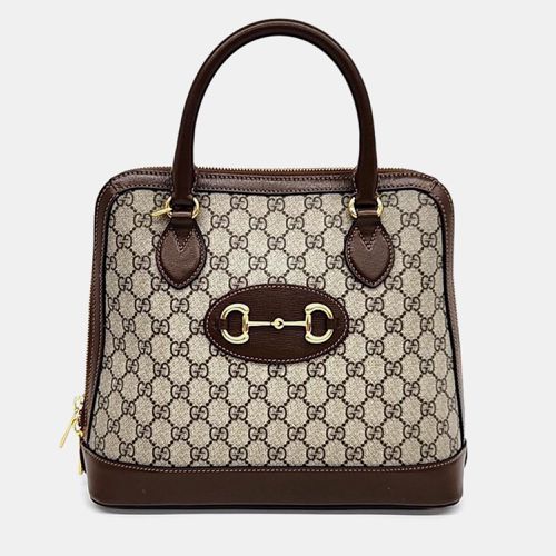 Multicolor GG Canvas and Leather Horsebit 1955 Top Handle Bag - Gucci - Modalova