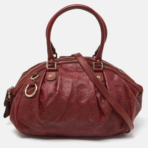 Gucci Brick Brown Guccissima Leather Medium Sukey Boston Bag - Gucci - Modalova