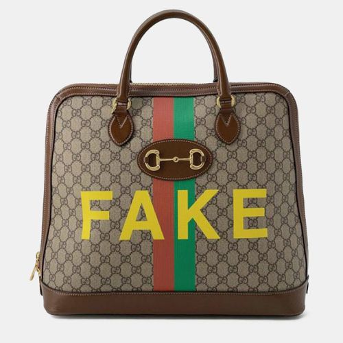 Gucci Small GG Supreme Horsebit 1955 Duffle Bag - Gucci - Modalova