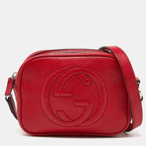 Gucci Red Leather Soho Crossbody Bag - Gucci - Modalova