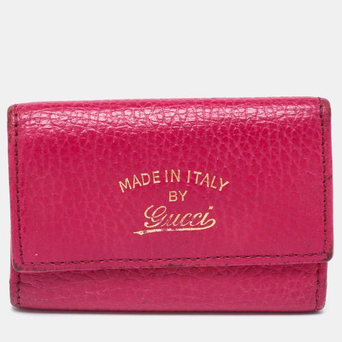 Gucci Pink Leather Key Case - Gucci - Modalova