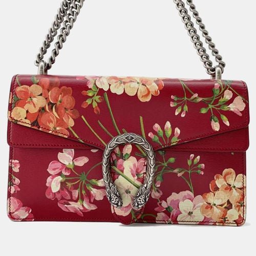 Gucci Red Leather Dionysus Blooms Chain Shoulder Bag - Gucci - Modalova