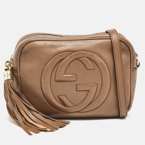 Gucci Brown Leather Small Soho Disco Crossbody Bag - Gucci - Modalova