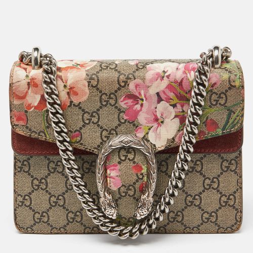 Gucci Multicolor GG Supreme Canvas and Suede Mini Blooms Dionysus Shoulder Bag - Gucci - Modalova