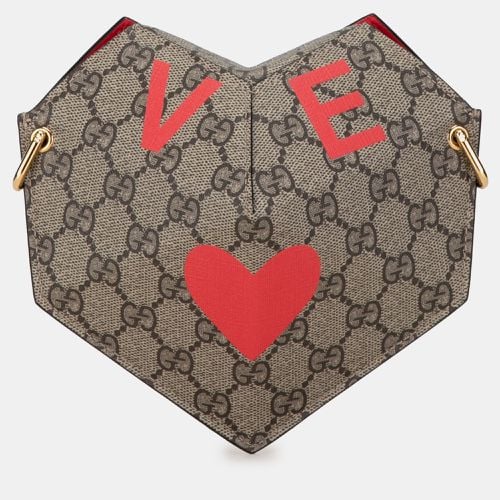 Gucci GG Supreme Heart Love on Chain - Gucci - Modalova