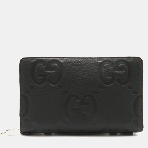 Gucci Black Leather Jumbo GG Wallet - Gucci - Modalova