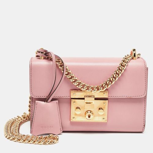 Gucci Light Pink Leather Small Padlock Shoulder Bag - Gucci - Modalova