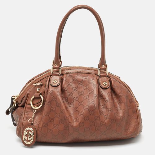 Gucci Brown Guccissima Leather Medium Sukey Satchel - Gucci - Modalova