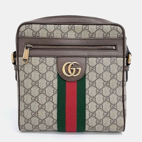 Gucci Canvas Brown Ophidia GG Small Messenger Bag - Gucci - Modalova