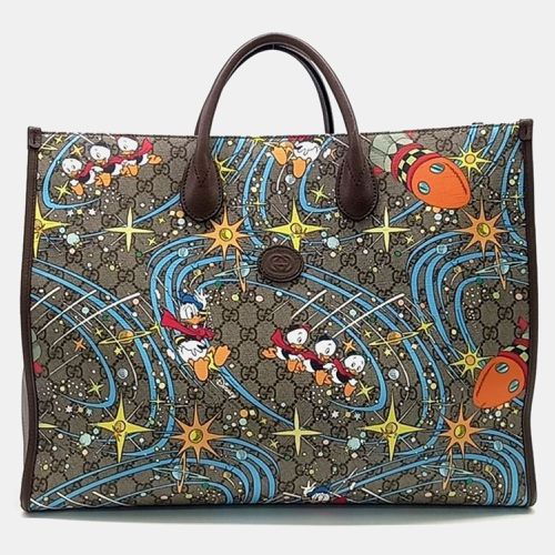 Gucci Multicolor GG Canvas Donald Duck Tote Bag - Gucci - Modalova