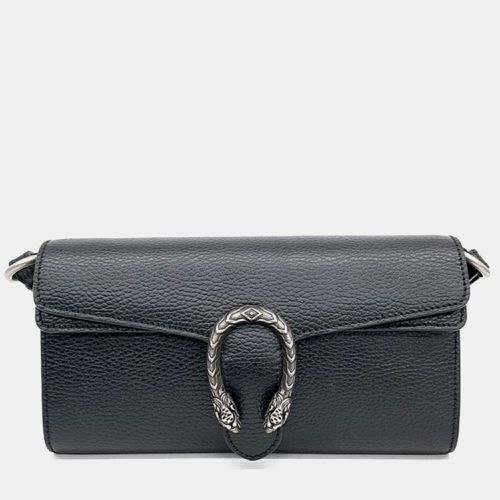 Gucci Black Leather Dionysus Small Shoulder Bag - Gucci - Modalova