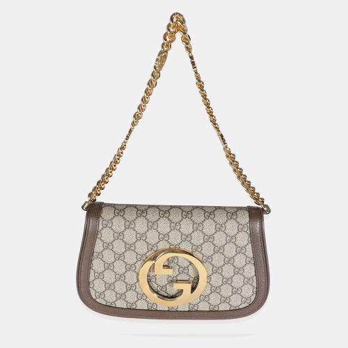 Gucci Beige GG Supreme Canvas Blondie Shoulder Bag - Gucci - Modalova