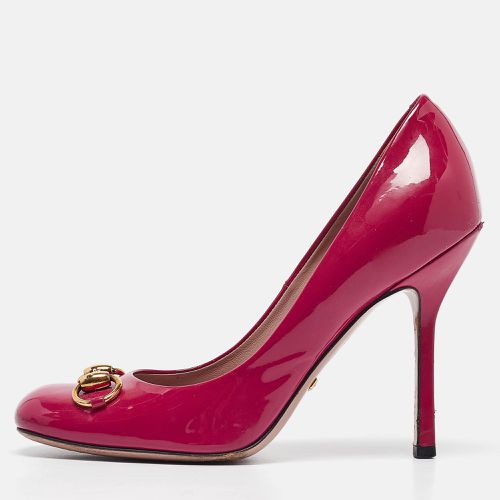 Gucci Purple Patent Leather Jolene Pumps Size 37 - Gucci - Modalova