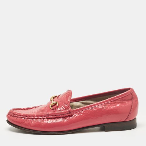 Patent Leather Horsebit Loafers Size 36 - Gucci - Modalova