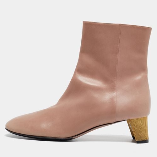 Gucci Beige Leather Ankle Length Boots Size 39 - Gucci - Modalova