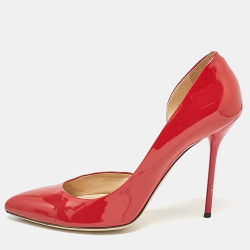 Gucci Red Patent Leather Pointed Toe D'orsay Pumps Size 42 - Gucci - Modalova