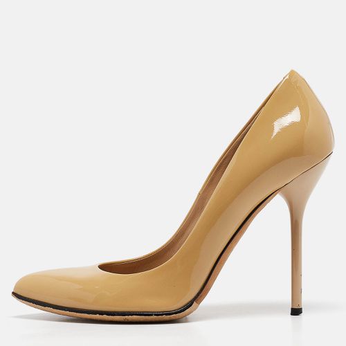 Gucci Yellow Patent Leather Pointed Toe Pumps Size 37 - Gucci - Modalova